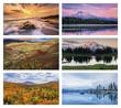 Scenes of Ameica 2 month view Promotional Executive Calendar No. 3206 2023 bi-monthly images