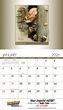 2026 Promotional calendar Norman Rockwell,Stapled, Item BC-2001 open view