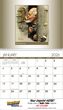 2026 Promotional calendar Norman Rockwell,Spiral, Item BC-200 open view