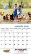 2026 Promotional calendar Agriculture, Stapled, Item BC-2051 open view