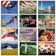 2026 Promotional calendar Patriotic America,Stapled, Item BC-2401 monthly images