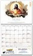 Stewardship Catholic Art Calendar open view with Spiral binding Item BLM-IAMES