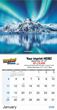 2023 Scenic Executive Calendar, Spiral Binding, 13.5x25.5 Item CC-204 Open View Image