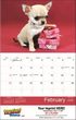 2023 Puppies Animal Calendar, Stapled Item CC-401 Open View Image