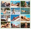 2023 Sexy Female Models Calendar - Stapled, Item CC-443 Monthly Images