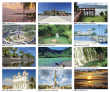 El Salvador Bilingual Promotional wall calendar 2023 Item JC-330A monthly images