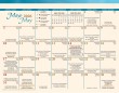 English-Spanish Bilingual Catholic calendar Item KC-CHFS January 2023 grid